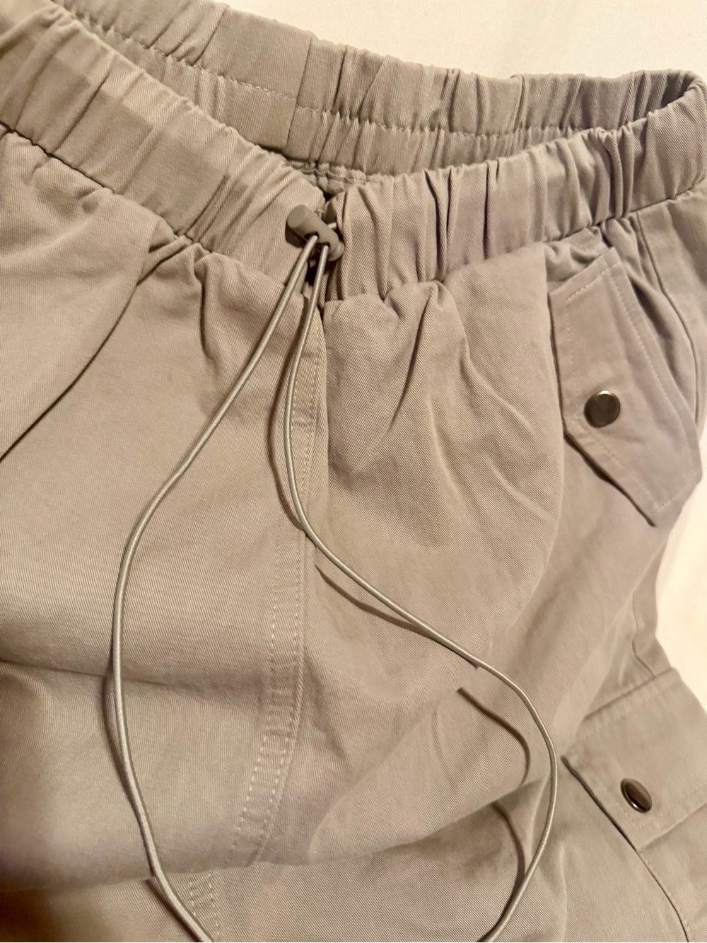 Women's Utility A-Line Skirt in Light Taupe - Picture 2 of 4